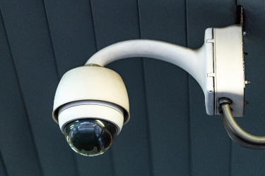 Photo of a security camera